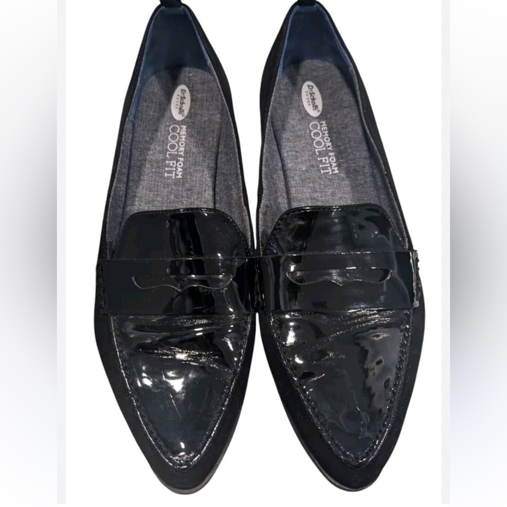 Dr. Scholl's Black Patent Flats